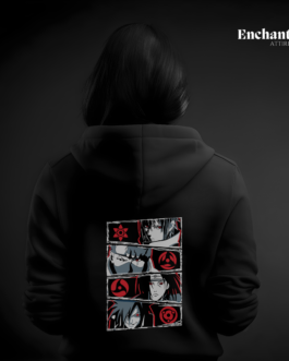 Naruto Inspired Black Hoodie